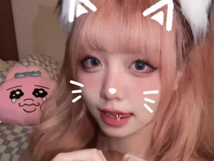 喵喵nekoฅ#甜妹 #座机画质 #手势舞