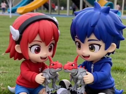 #AI霸王龙棘龙生死斗 #随变ai随便玩