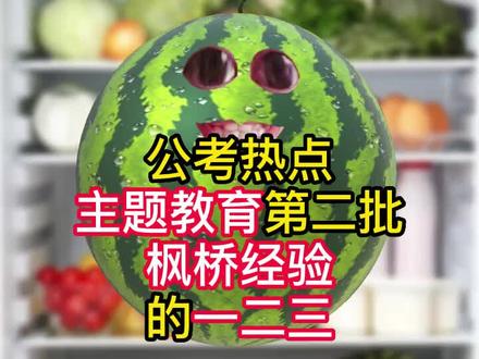公考热点-主题教育第二批-枫桥经验的一二三 #公考面试 #事业单位面试 #结构化面试 #公考上岸