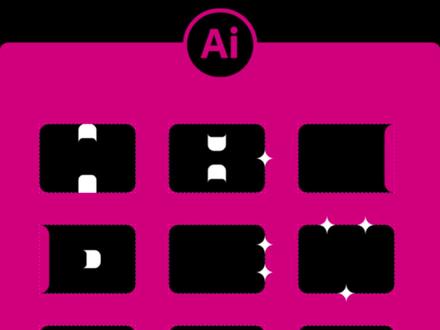 Ai小技巧-路径查找器+直接选择工具设计创意字体#ai教程 #教程来了 #设计分享 #视觉设计 #平面设计 @抖音热点宝