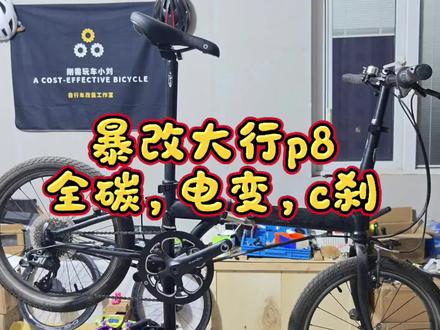 爆改大行p8,全碳电变c刹
#折叠车改装 #折叠车定制 #折叠车 #大行p8 #大行改装
