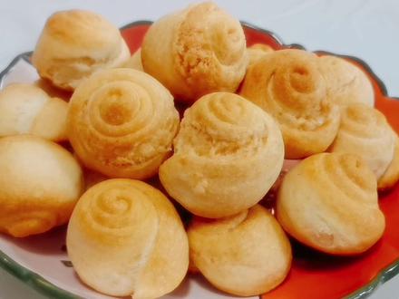 外婆做东北老式缸炉,这手法要失传了,还是传统老做法,外酥里软