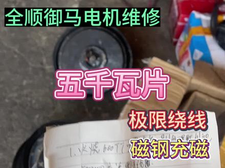 日常修电机 很多细节没有讲解 讲一下主要部分就OK了 #专业维修全顺御马电机 #电机充磁 #MC电驱