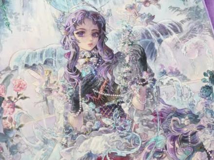 A4水彩画《天使之泉》过程