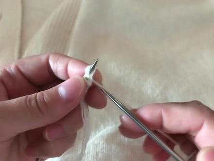 羊绒开衫【教程二】-门襟-#手工编织零基础教学#爱手工爱生活 #我们一起织毛衣 #零手工编织 #毛衣花样编织大全