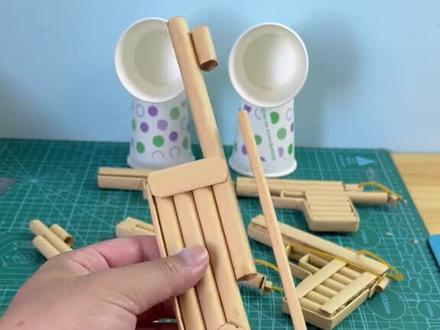 手工折纸玩具枪,可以发射的 #手工 #折纸 #小熊折纸