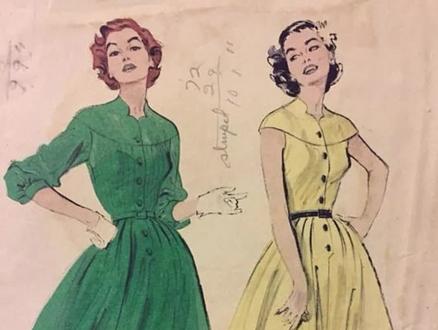 近期要去中大轻纺城寻觅新款布料,小姐姐们钟爱的复古款式是哪套呢?欢迎分享.....#欧美复古 #1950sfashion #复古连衣裙 #复古穿搭 #连衣裙 #服装设计