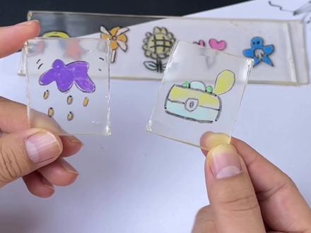 #手工 #一起做手工 跟我做好玩的立体玻璃贴纸
