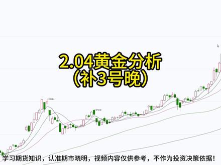2.04黄金分析 #黄金 #金价 #沪金 #期货 #期货知识