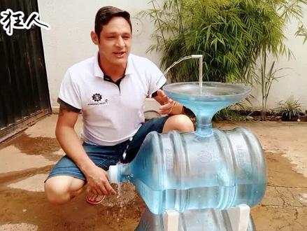 不用电也不用水泵,自制水循环装置,这会是永动机吗?#手工制作 #创意手工 #废物利用 #科学实验 #永动机