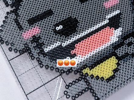 Vlog.拼豆小记🫧灰太狼#拼豆 #灰太狼 #是表哥吗 #vlog日常