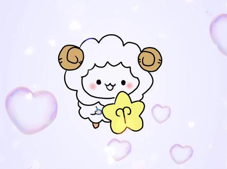 简笔画|十二星座系列~白羊座的请举手!#简笔画 #白羊座 #一起学画画