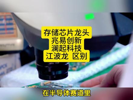 存储芯片公司,兆易创新与澜起科技和江波龙区别