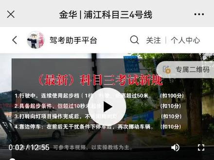 浦江众欣科目三#考驾照 #科目三考试模拟练习 #学车考驾照 #驾考驾考