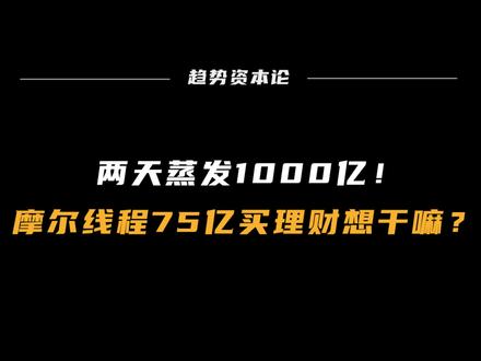 摩尔线程的未来会怎样?#