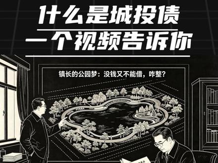 什么是城投一个视频讲明白#城投 #城投债 #城投集团 #揭秘