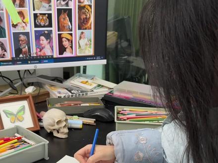 彩铅教程·画个呆呆的大嘴鸟~ #跟着抖音学画画 #2026绘画开年挑战 #彩铅画 #彩铅教程