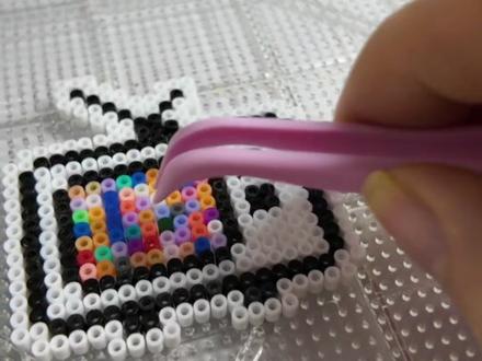 混豆不要浪费#拼豆#拼豆图纸