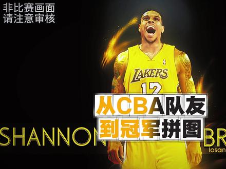 从CBA队友到冠军拼图,香农布朗到底经历了什么 #詹姆斯 #科比 #湖人 #篮球 #NBA
