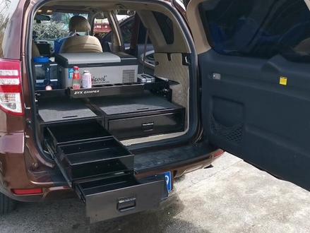 丰田rav4床车无损加装!#自游侠床车 #床车露营