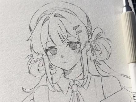 学会了交作业哦 #画画#手绘#绘画#绘画过程
