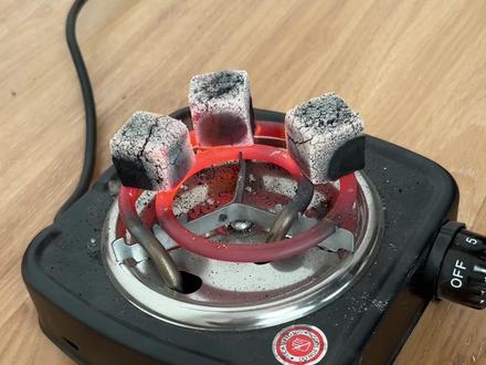 水烟点碳教程#水烟筒 #大烟雾 #抽烟有害健康 #shisha #yimihookah