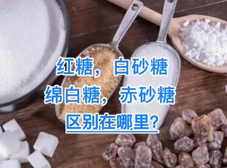 红糖,白砂糖,绵白糖,赤砂糖区别在哪里?#健康食品 #吃出健康 #检测报告 #质检报告