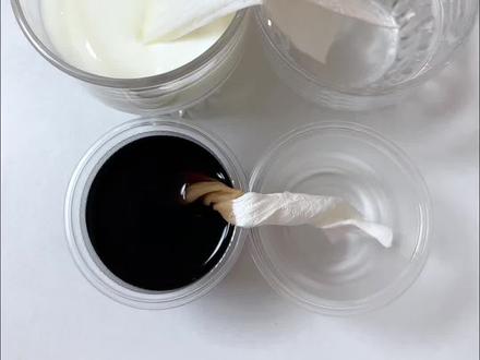 来挑战用纸巾过滤干巴酸奶 #干巴酸奶 #挑战 #创意 #手工diy