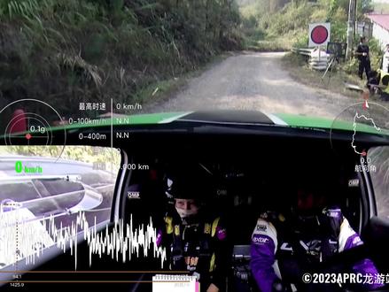 2023国际汽联亚太汽车拉力锦标赛龙游站,SS9三门源赛段用时12分19秒。#汽车拉力赛