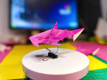 新款锤头鲨教程,推荐二十厘米纸折叠。#折纸 #手工 #鲨鱼 #折纸教程 #亲子手工