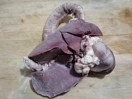 冬天里的美味,爆炒羊肺羊心真的好吃,没吃过的朋友赶快试试吧