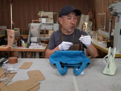 20几年前爱马仕 改成两个保龄球包包 牛仔服 皮衣 T恤 丝巾等都可以怒改爆款包包,包包改款,旧物改造,创意旧包改造,大牌包改造,创意手工, #包包改造 #手工diy #旧包改款 #匠心 #奢侈