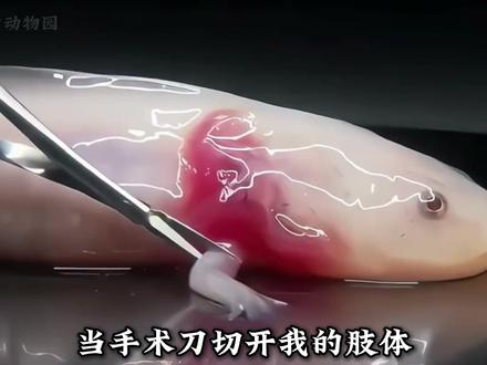 我的不死之身 是囚禁我一生的牢笼 #美西螈 #动物世界 #说唱科普 #神奇动物在抖音 #一代人有一代人的动物世界