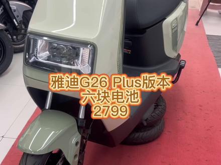 雅迪新款G26双蝶版