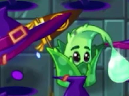 植物大战僵尸:一发入魂的暗影豌豆装扮!貌似存在BUG?