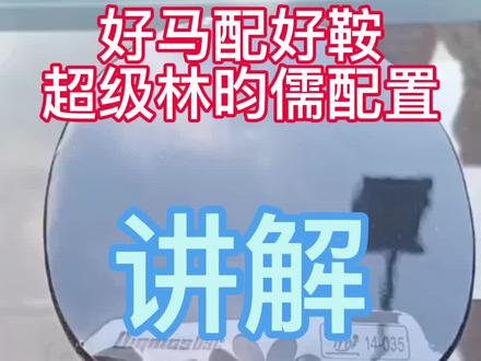 蝴蝶超级林昀儒装备讲解。#乒乓球 #乒乓球比赛 #乒乓球训练