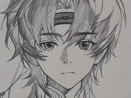 男生正面怎么画? #动漫人物绘画 #超自然行动组 #超自然行动组零 #画画 #画画教程