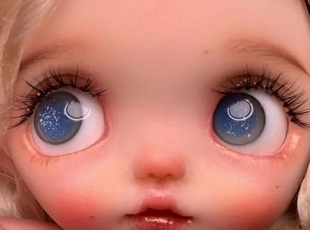 睫毛教程,拿来吧你😂#睫毛 #bjd #馒头娃 #创作灵感 #手工 #教程