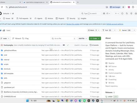 飞书CLI安装,ClaudeCode操作飞书 真的太厉害了,就在大家都在讨论GUI已死,未来软件都是为agent设计的时候,我感觉飞书的壁垒在于它是agent的入口。但是行动这么快,居然这么快就给到了agent操作飞书的权限。行动力和前瞻性都是大厂领先哇。#字节 #飞书 #claudecode #agent #AI工具