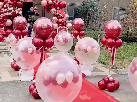 圆形地爆气球!天爆球空爆全套装!制作工具结婚婚礼喜庆开业 #地爆球 #气球 #气球布置 #仪式感不能少 #婚庆用品