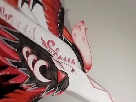 鸟偶,不可模仿,名:赤毅#龙偶 #龙型手偶