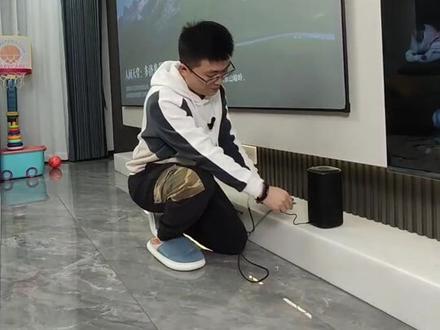 小爱音箱pro组成立体声,蓝牙或者音频线链接都可以组成立体声,可以把两两台改成吸顶音箱装在天花板上声音效果更好#智能家居 #小爱音箱 #小米 #装修 #小爱音箱pro #小爱音箱改装