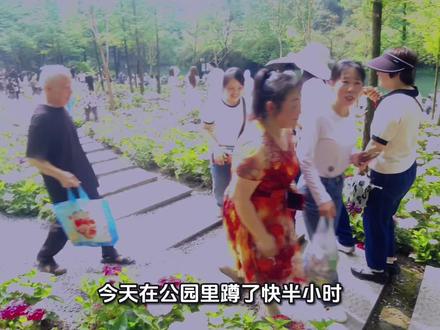 优雅,永不过时👗 今天的拍摄多亏遇到了这位优雅的奶奶,不然我就错过看到这么美好的年纪是怎样欣赏生活的了,机会是留个勇敢的i人的#忠山公园 #绣球花 #定格美好瞬间 #创作者中心 #创作灵感