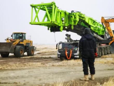 中联650吨超强重载转场工况160吨,通过能力杠杠的!#中联重科