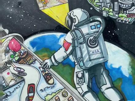 元素:太空 宇航员 未来 探索 月球 空间站
步骤:1️⃣第一肯定是思考你要画一个怎样的构图,视频采用了稳定的三角构图,也是相对简单的,最开始家长朋友们一定要帮助孩子思考自己要表达一个怎样的画面,呈现一个怎样的效果。
2️⃣草稿,找一张纸用笔勾勒出一个大体的简笔画。
3️⃣最后准备一张要求大小的手绘纸,记住最好用马克笔手绘纸,素描纸这些可能会影响涂色。
4️⃣用铅笔把构思的画腾上去,不熟练勾线的可以先用铅笔,然后黑色勾线笔描上,再上色。然后站起来看一下整体效果。
最近身体不适,也在考虑风格问题,发个手抄报代画库存吧🥲关于手抄报、科技画的整体流程,家长朋友可以看过来太久不碰手绘了,手有点生~#画画教程 #画画过程 #手抄报 #手抄报教程 #科技手绘