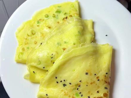 记住这个鸡蛋饼的公式,孩子开学再也不用早起啦~5分钟搞定早餐!而且营养又好吃#鸡蛋饼 #鸡蛋薄饼的做法 #快速早餐 #小学生早餐 #摊咸食