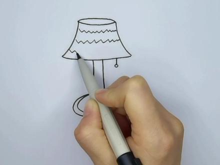 #创作灵感 简单好看的台灯简笔画#画画 #简笔画