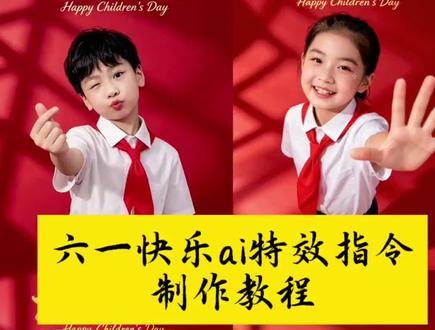六一快乐ai特效指令制作教程来了,六一儿童节ai特效,六一视频模板,#六一模板直接套用,六一儿童节模板下载,六一儿童节拍照道具,六一儿童节创意拍照,#六一快乐ai特效#小云雀AI #小云雀AI一键图片设计
