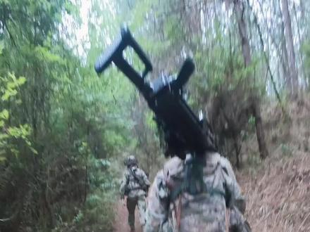 来自武装五公里越野的压迫感#户外 #徒步