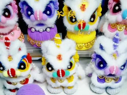 一起来做醒狮 #扭扭棒 #扭扭棒的100种玩法 #手工diy #扭扭棒手工教程 #醒狮